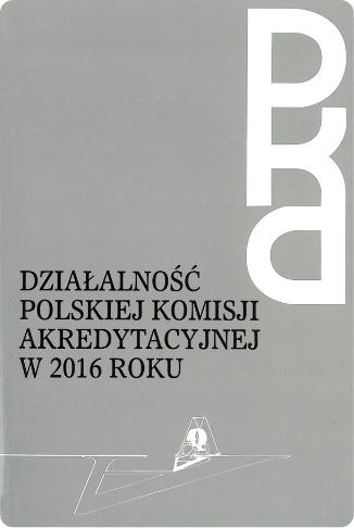 Sprawozdanie z działalności Polskiej Komisji Akredytacyjnej w 2016 roku