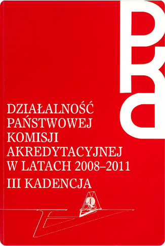 okładka publikacji: Działalność PKA w latach 2008– 2011 Trzeciej kadencji