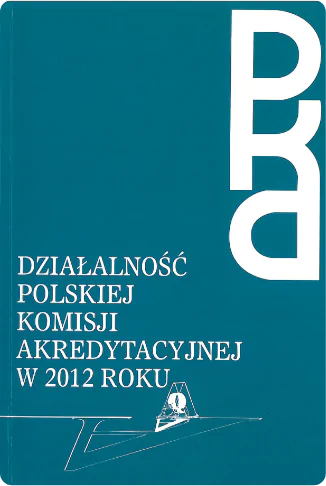 okładka publikacji: Działalność PKA w 2012 roku